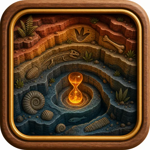 Deep time world tile.