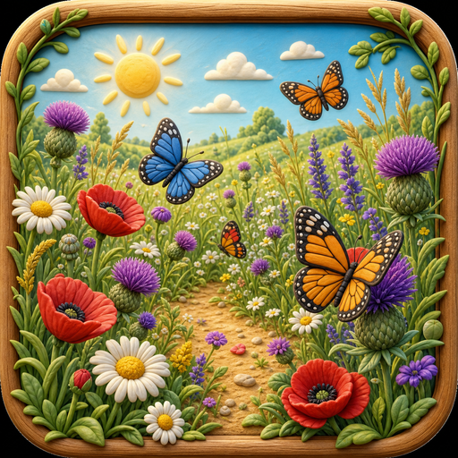 Butterfly Meadow area icon.