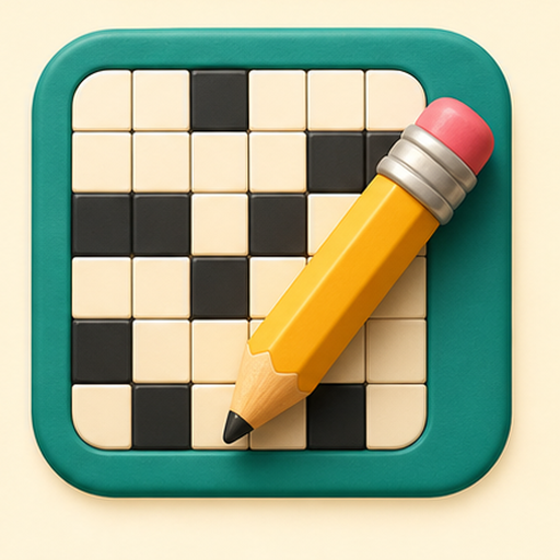 Crossword game icon.