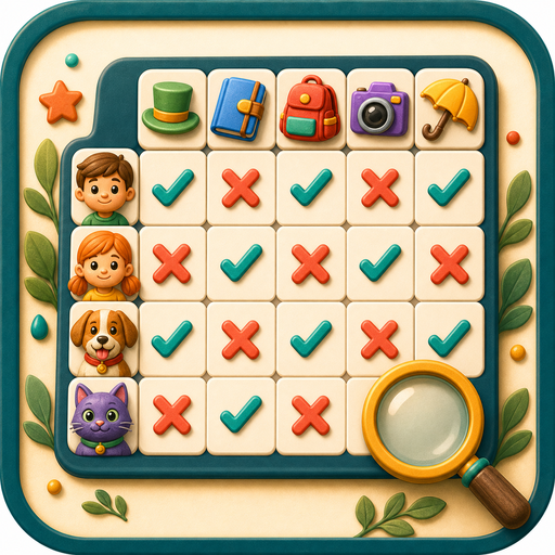 Logic Grid Mysteries game icon.