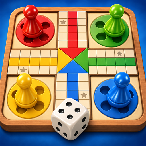 Ludo game icon.