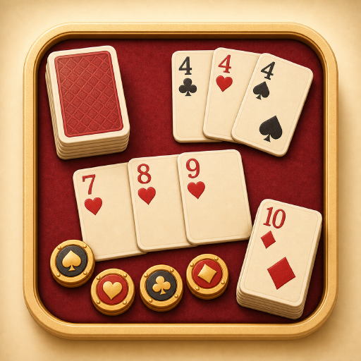 Rummy 500 game icon.