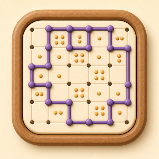 Slitherlink game icon.