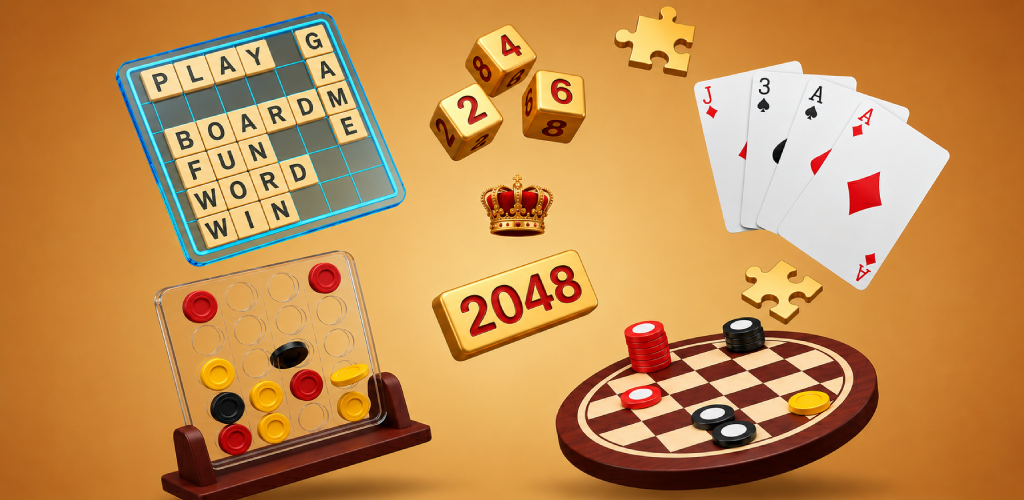 Snackpack Brain Games feature graphic with Sudoku, Solitaire, and classic puzzle tiles.