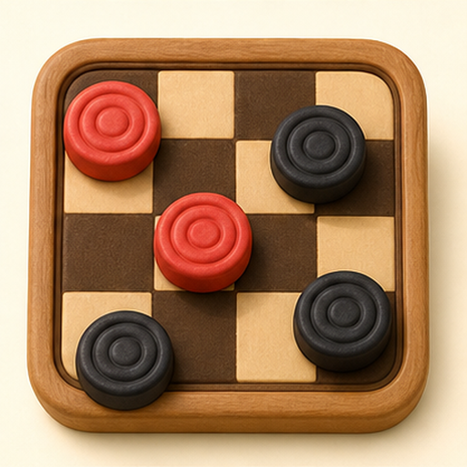Checkers game icon.