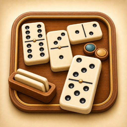 Dominoes game icon.