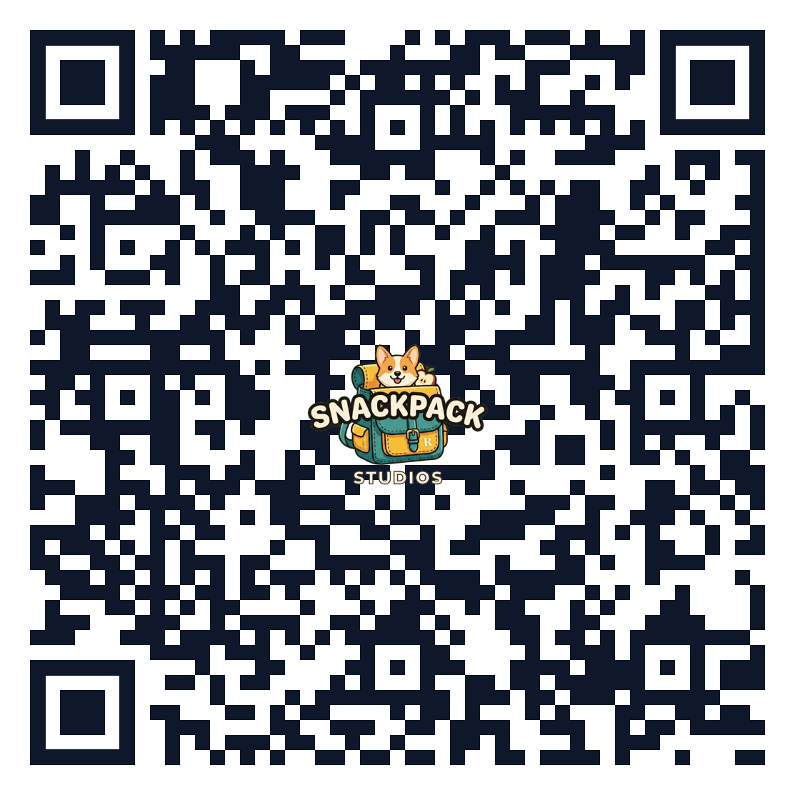 QR code to download SnackPack 123 on Google Play