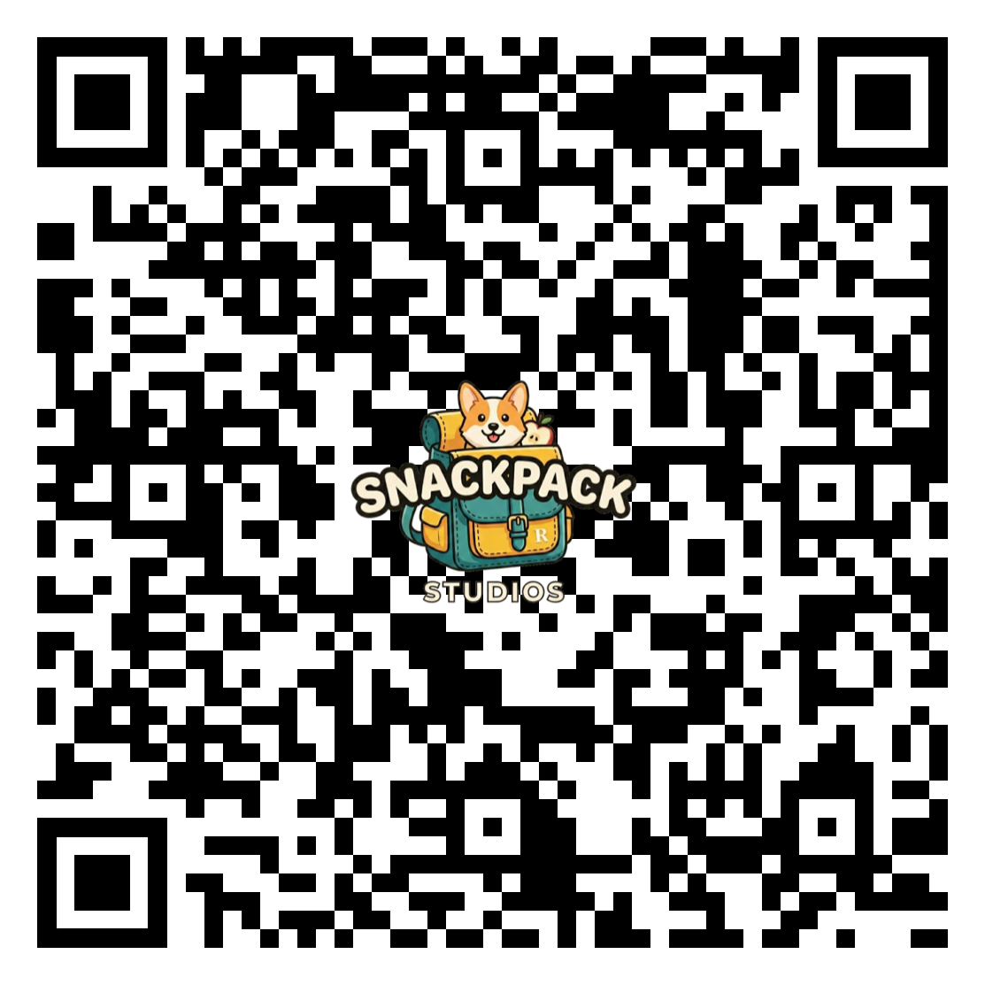 QR code to download SnackPack Garden World on Google Play