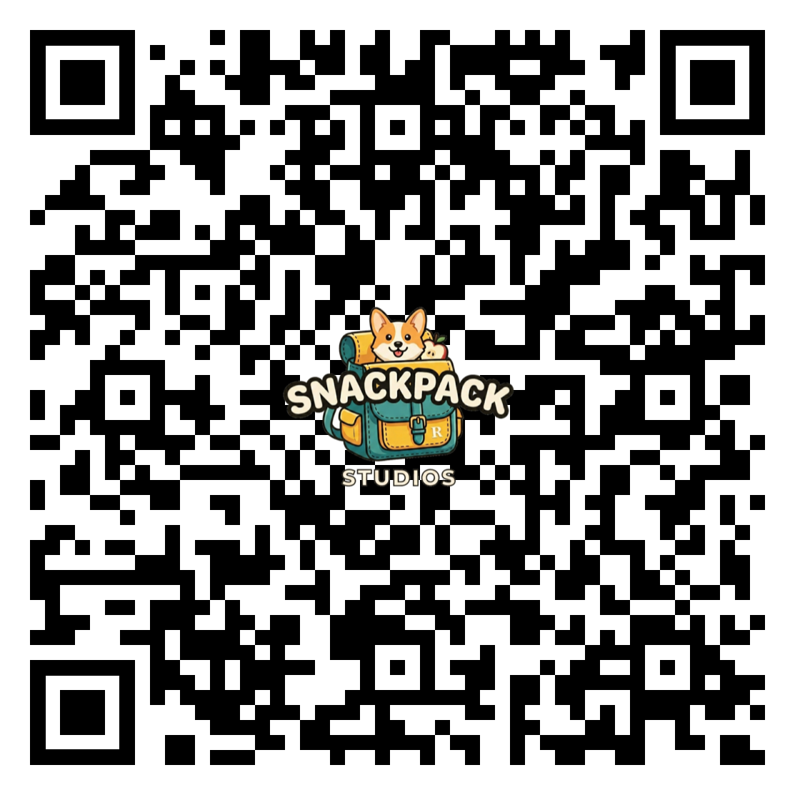 QR code to download SnackPack Zoo World on Google Play
