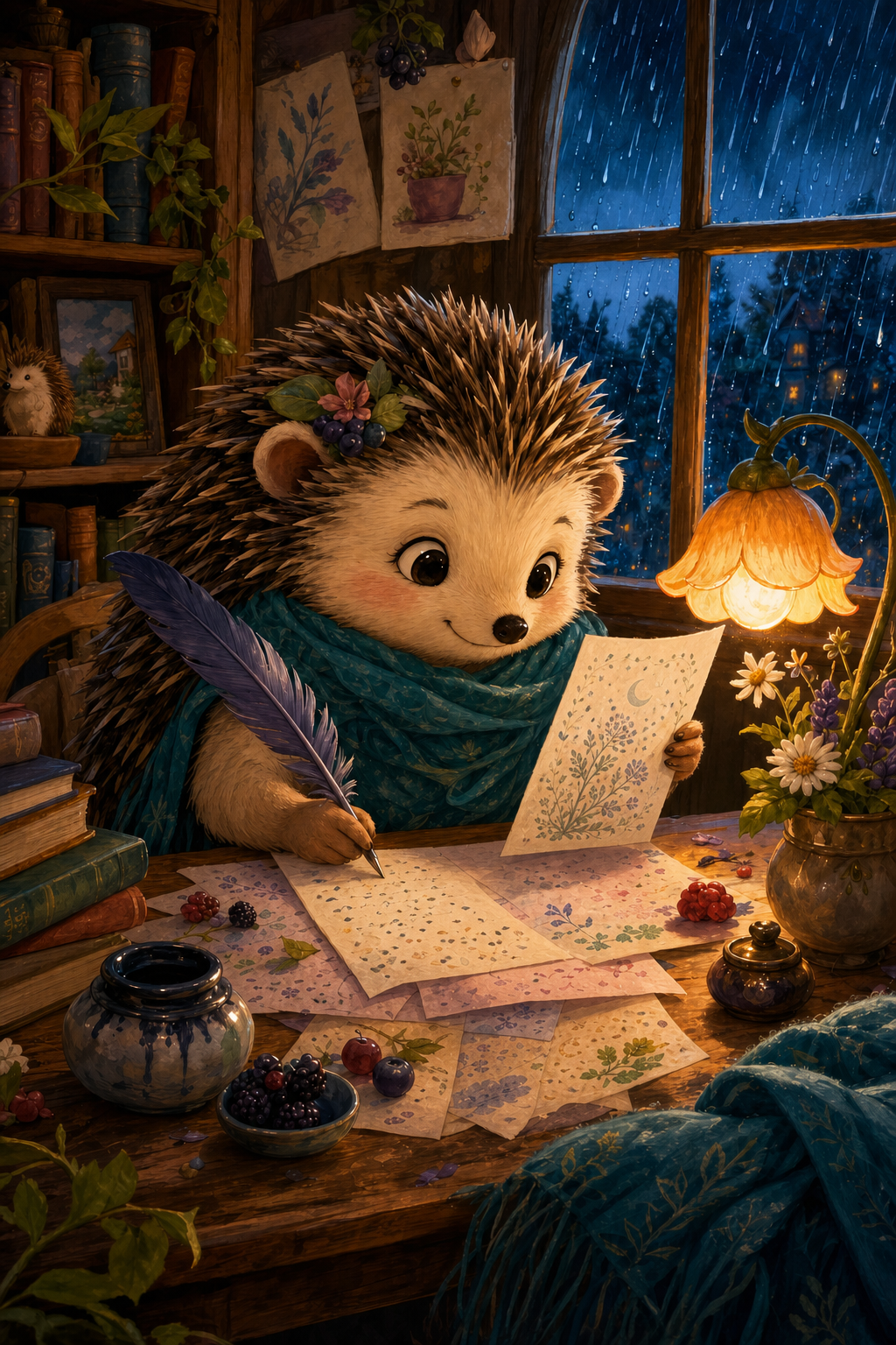 Quill-Berry's first poem story cover.
