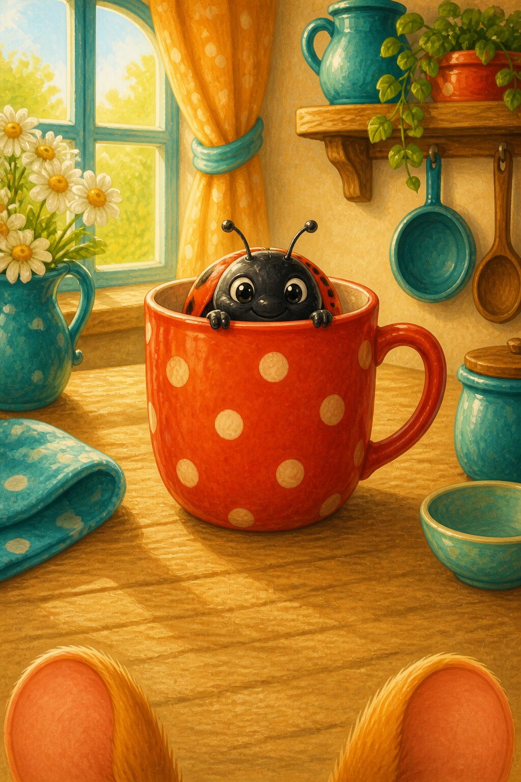 Bug in a Cup decodable book cover.