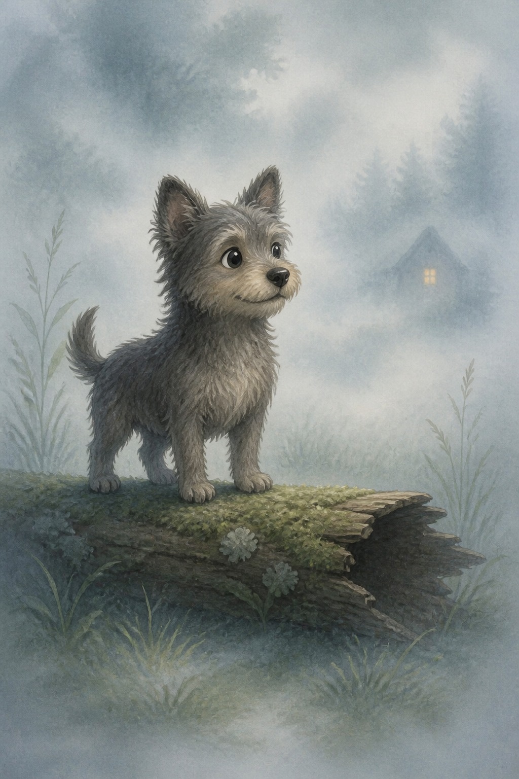 Dog in the Fog decodable book cover.