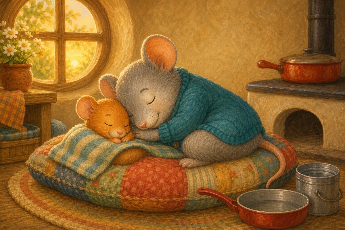 Nan and Pip nap.