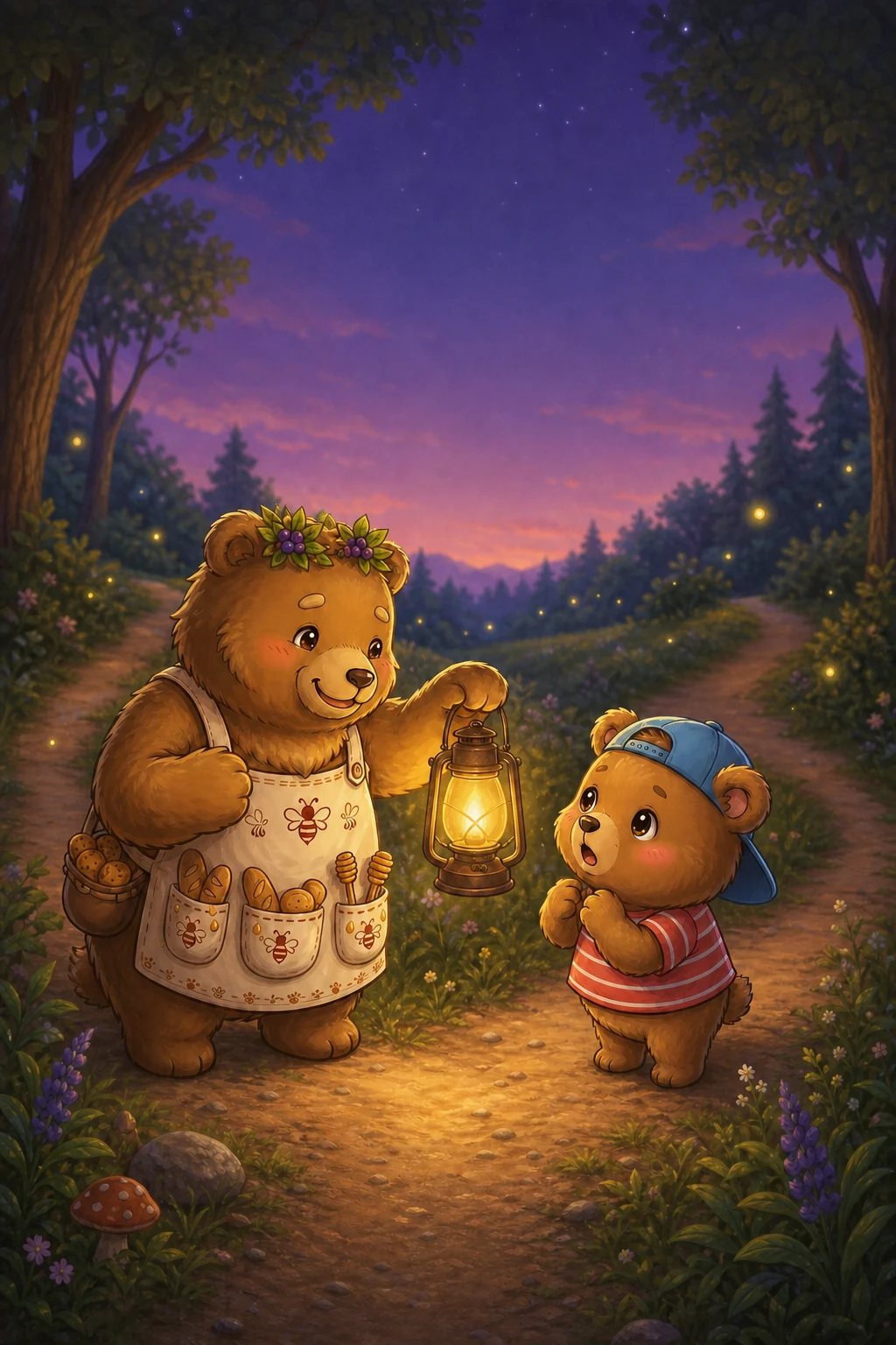 Ted-E-Bear and the Lantern That Needed a Half book cover.