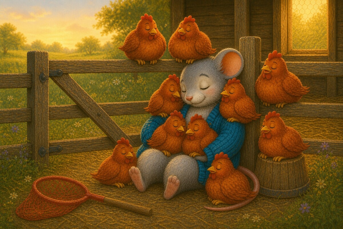 Ten red hens sit! Nan can nap.