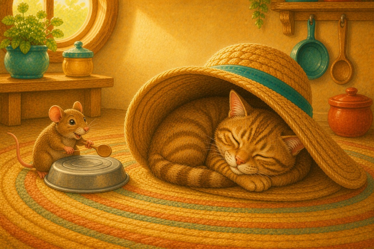The cat can nap. The rat can tap.